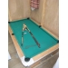 Coin-op Bar Pool Table with Cues, Balls and Chalk